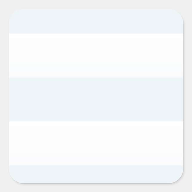 Adesivo Quadrado Azure Beach Stripe (Frente)