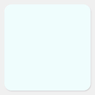 Adesivo Quadrado Azure Mist Azul Pálido F0FFF - Opção para Adiciona