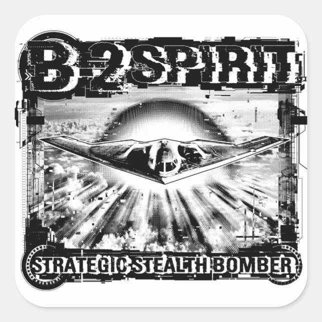 Adesivo Quadrado B-2 Vinheta-Vinheta Espelho Espiritual (Frente)