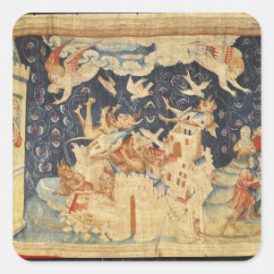 Adesivo Quadrado Babilônia Invadida por Demônios