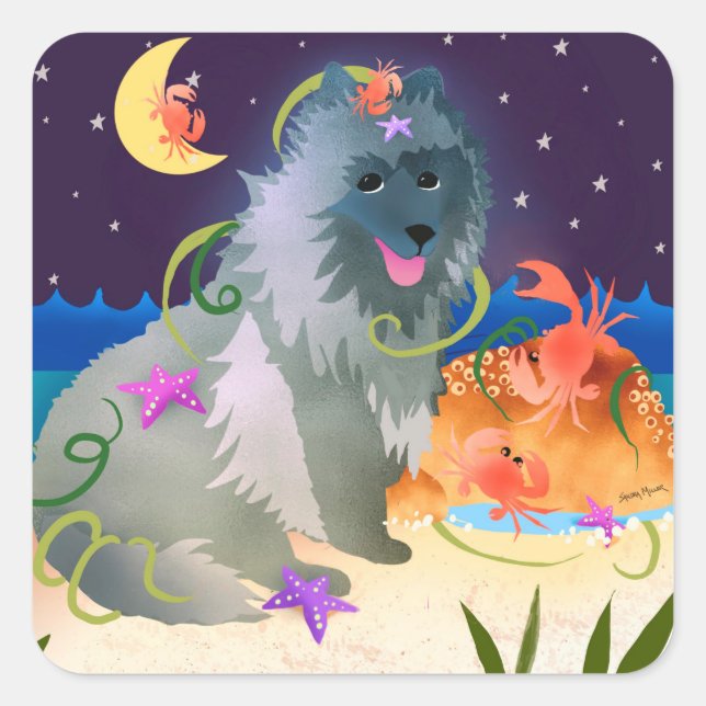 Adesivo Quadrado BABY IM - Vinhetas para laptops finlandeses (Frente)