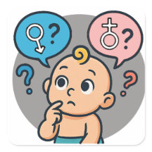 Baby shower name survey card