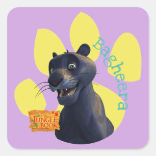 Adesivo Quadrado Bagheera 1
