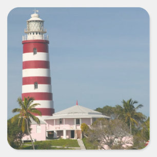 Adesivo Quadrado BAHAMAS, Abacos, Gaios Loyalistas, Gaivota Elbow,
