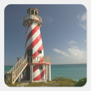 Adesivo Quadrado BAHAMAS, Ilha Grand Bahama, Lado Oriental: Cidade