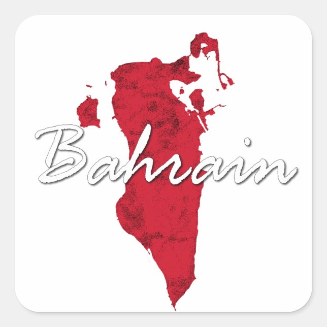 Adesivo Quadrado Bahrein (Frente)