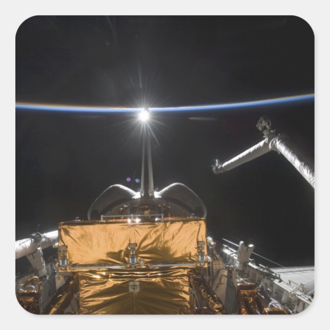 Adesivo Quadrado Baía de Carga Espacial Atlântida (Frente)