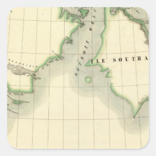 Adesivo Quadrado Baía de Hudson 17