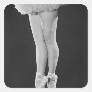 Adesivo Quadrado Bailarina