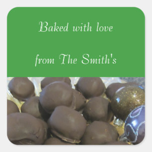 Adesivo Quadrado Baking de Natal