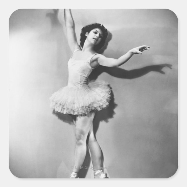 Adesivo Quadrado Ballerina 2 (Frente)
