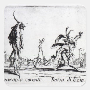 Adesivo Quadrado Balli de Sfessania, c.1622