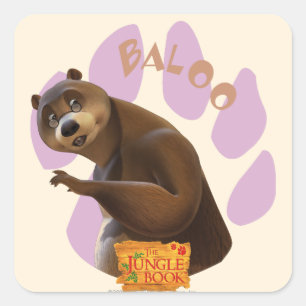 Adesivo Quadrado Baloo 1