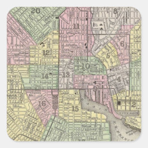 Adesivo Quadrado Baltimore