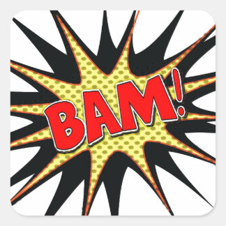 Adesivo Quadrado Bam!