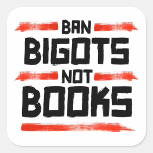 ADESIVO QUADRADO BAN BIGOTS NOT BOOKS