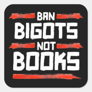 ADESIVO QUADRADO BAN BIGOTS NOT BOOKS
