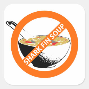 ADESIVO QUADRADO BAN SHARK FIN SOUP