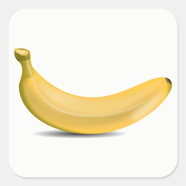 Adesivo Quadrado Banana (Frente)