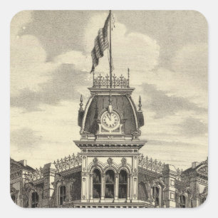 Adesivo Quadrado Banco de San Jose