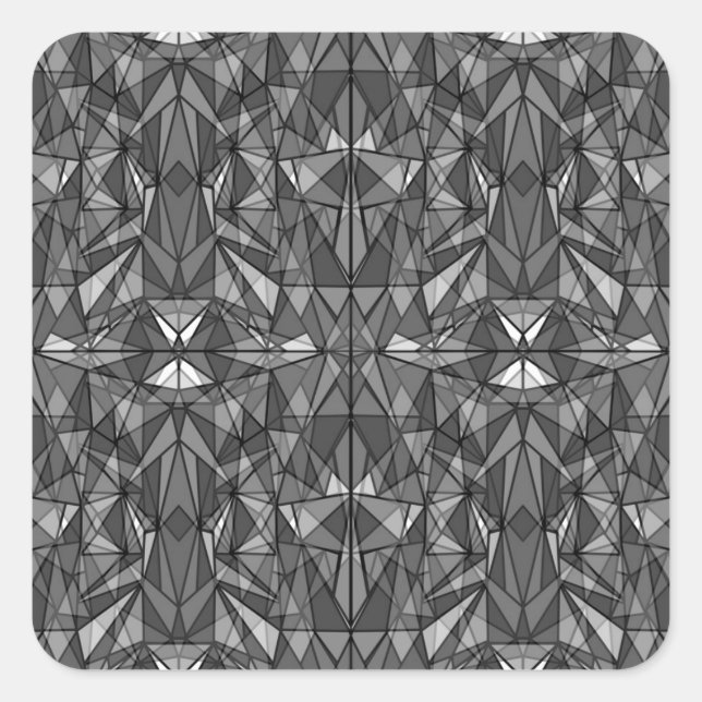 Adesivo Quadrado Banda 2x2 em camadasPieced (Frente)