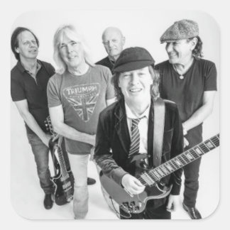 Adesivo Quadrado Banda da música