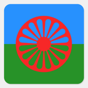 Adesivo Quadrado Bandeira aciganada