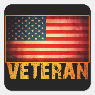 Adesivo Quadrado Bandeira Americana