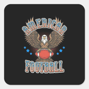 Adesivo Quadrado Bandeira Americana do Futebol EUA