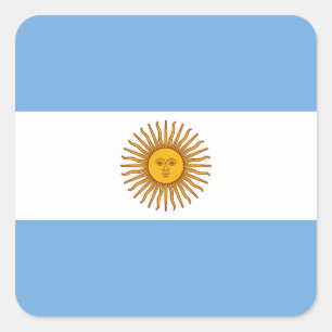 Adesivo Quadrado Bandeira Argentina (argentina)