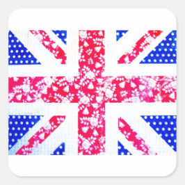Adesivo Quadrado Bandeira Britânica Custa