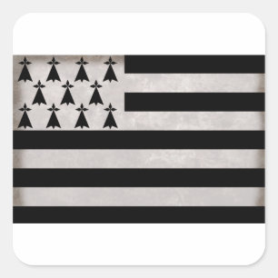 Adesivo Quadrado Bandeira da Bretanha
