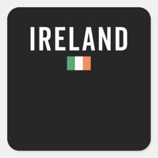 Adesivo Quadrado Bandeira da Irlanda - Bandeira Patriótica