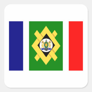 Adesivo Quadrado Bandeira de Joanesburgo