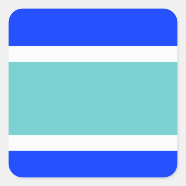 Adesivo Quadrado Bandeira de Marbella (Frente)