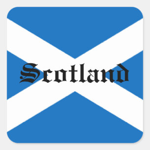 Adesivo Quadrado Bandeira de Scotland