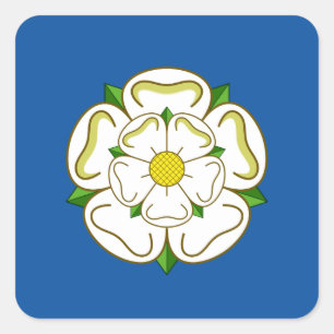 Adesivo Quadrado Bandeira de Yorkshire