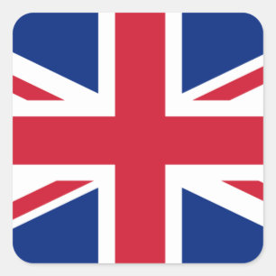 Adesivo Quadrado Bandeira do Reino Unido