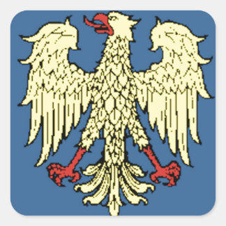 Adesivo Quadrado Bandeira Friuli-Venezia Giulia (Itália)