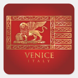 Adesivo Quadrado Bandeira Veneza