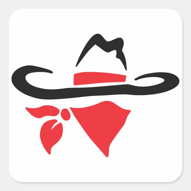Adesivo Quadrado Bandit Outlaw (Frente)