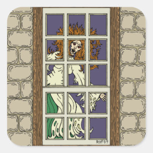 Adesivo Quadrado Banshee