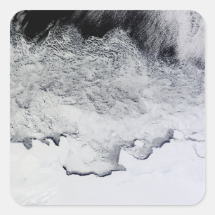 Adesivo Quadrado Banzare, Sabrina, e costas de Budd, a Antártica