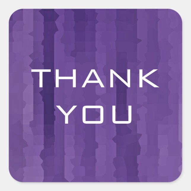 Adesivo Quadrado Bar Mitzvah Purple Techno Streaks (Frente)