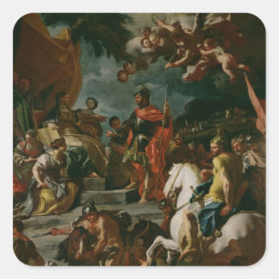 Adesivo Quadrado Barak e Deborah