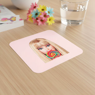 Adesivo Quadrado Barb Sticker