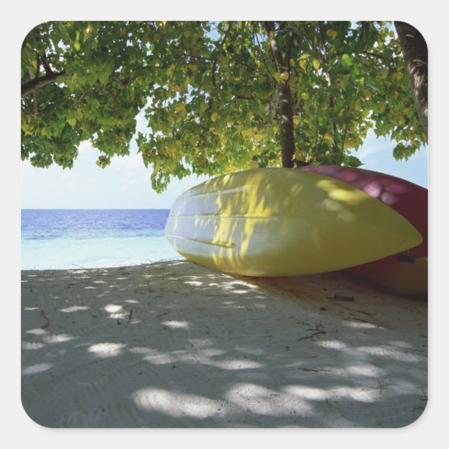 Adesivo Quadrado Barco (Frente)