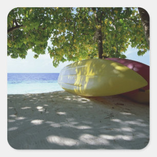 Adesivo Quadrado Barco