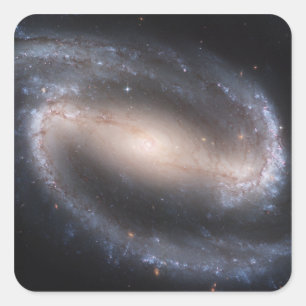 Adesivo Quadrado Barred Spiral Galaxy NGC 1300