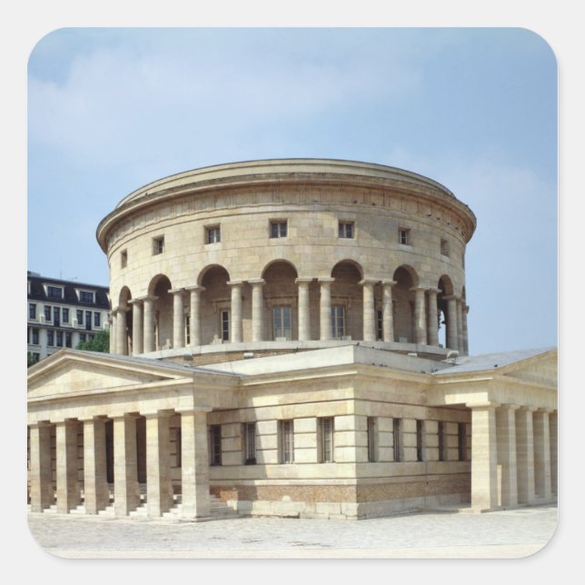 Adesivo Quadrado Barriere de La Villette, 1784-87 (Frente)